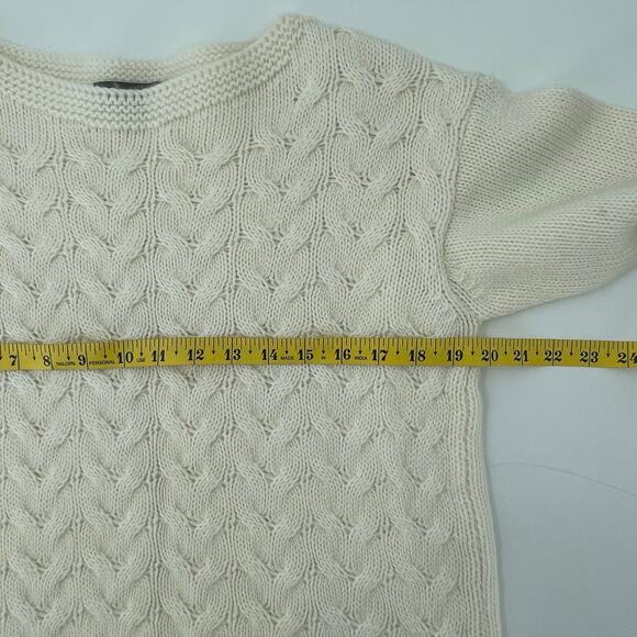 Anthropologie Elsamanda Women's Cable Knit Sweater, Wool/Alpaca Blend, Sz. M - Picture 11 of 11